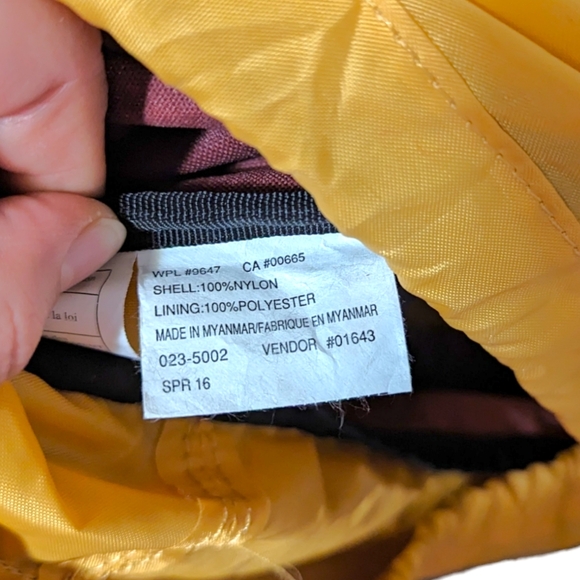 Eddie Bauer Backpack Bygone 25L Hiking Outdoors Multiple Pockets Red Yellow - Picture 7 of 11